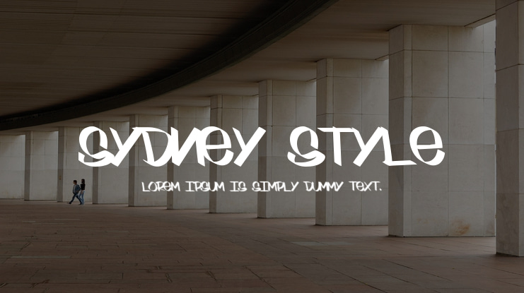 Sydney Style Font