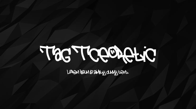 Tag Tceoretic Font