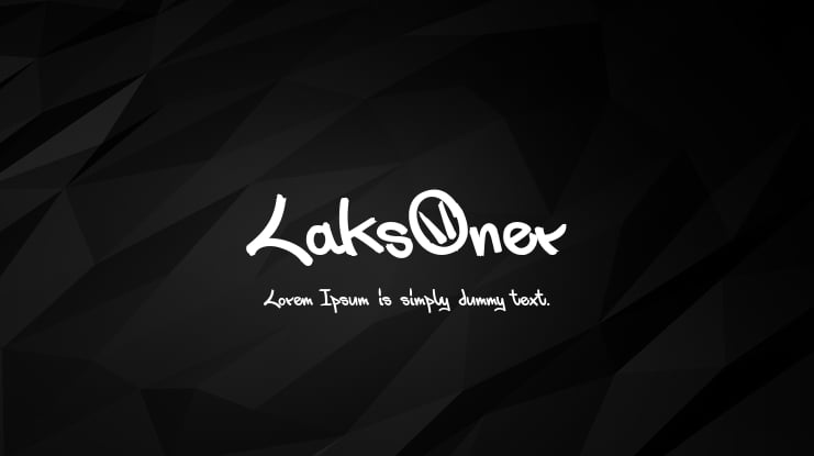 LaksOner Font