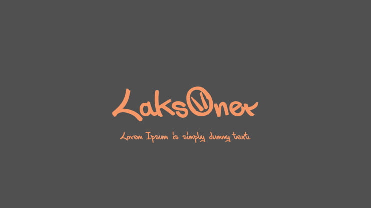 LaksOner Font