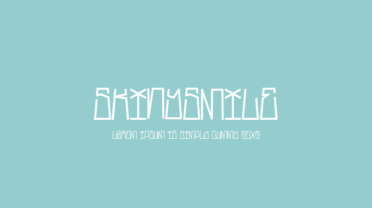 SkinySmile Font