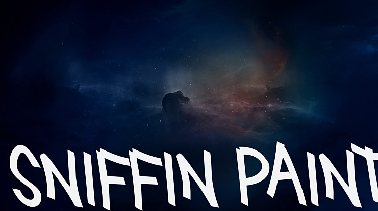 Sniffin Paint Font