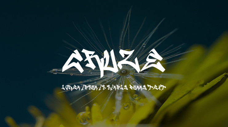 CRUZE2 Font