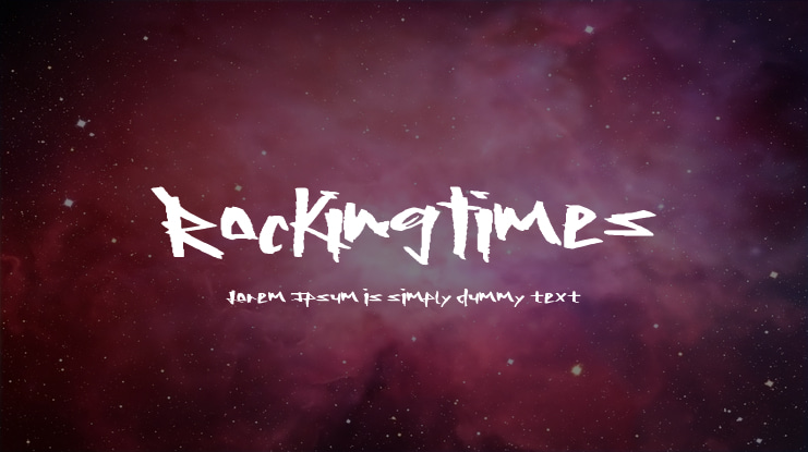RockingTimes Font