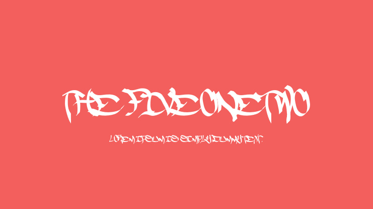 The FiveOneTwo Font