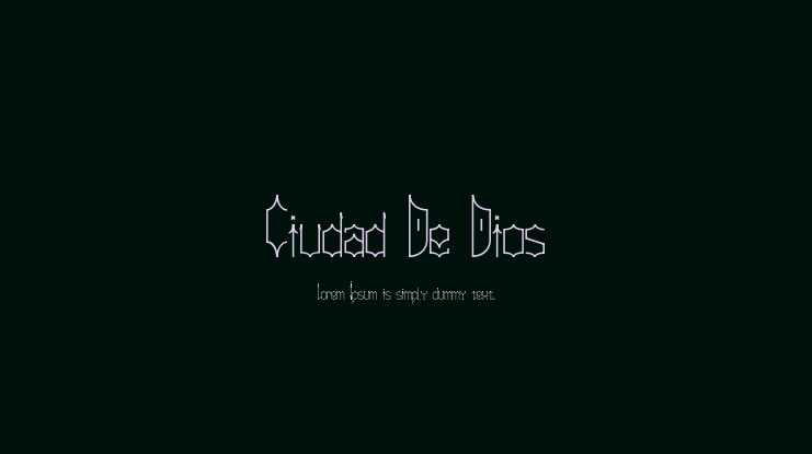 Ciudad De Dios Font