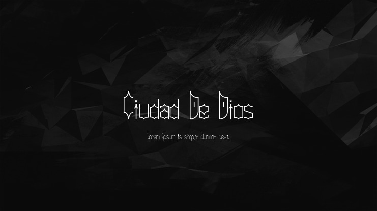 Ciudad De Dios Font