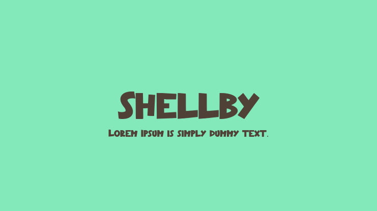 Shellby Font