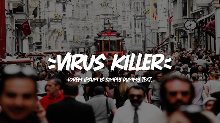 Virus Killer Font
