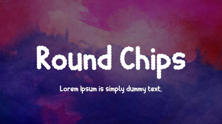Round Chips Font