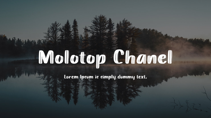 Molotop Chanel Font