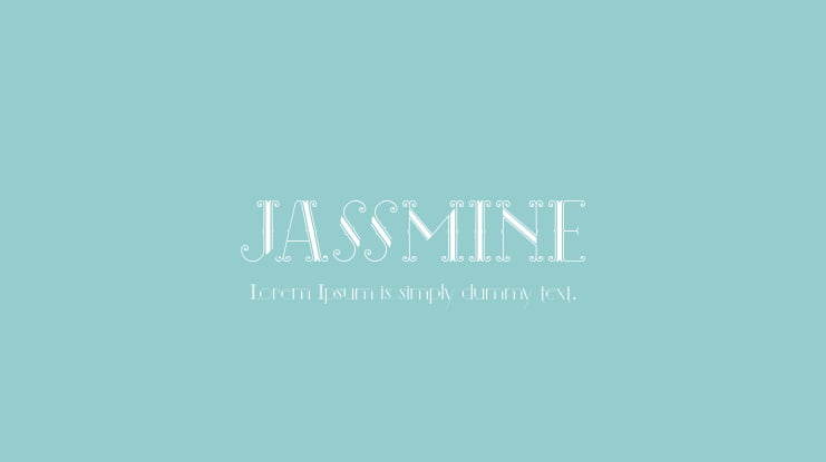 JASSMINE Font