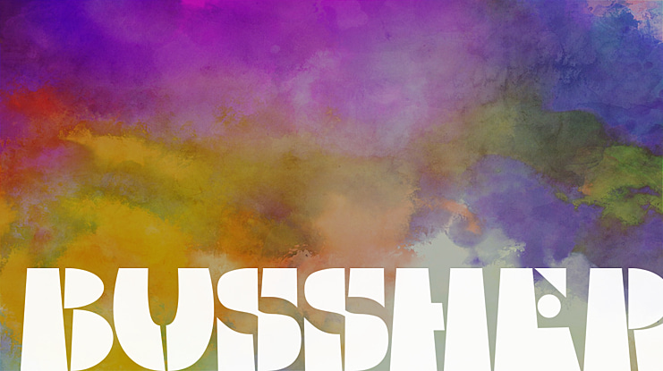 BUSSHER Font