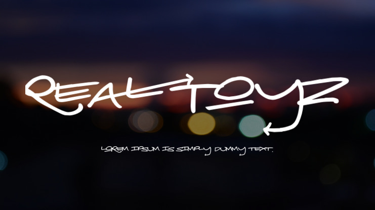 Real Toyz Font