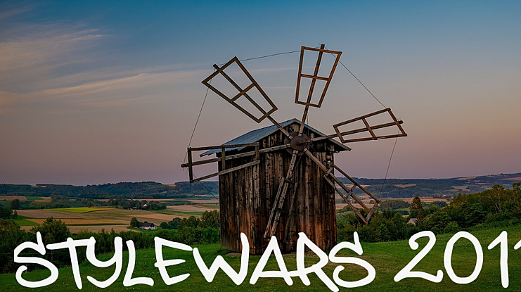 STYLEWARS 2011 Font