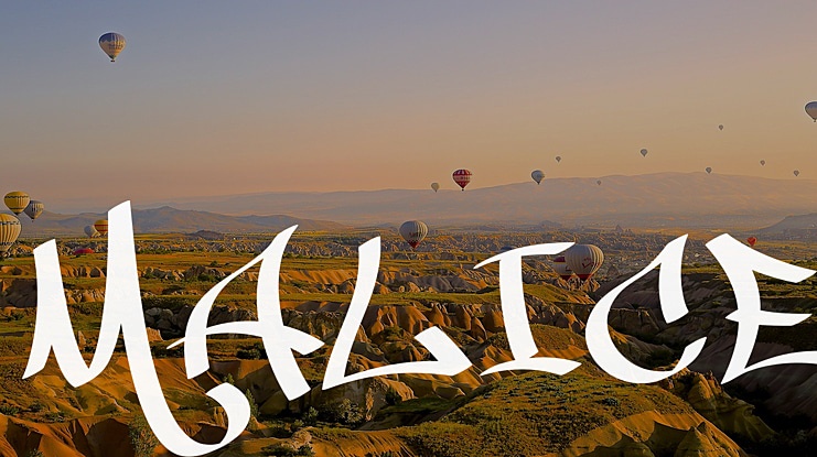 MALICE Font