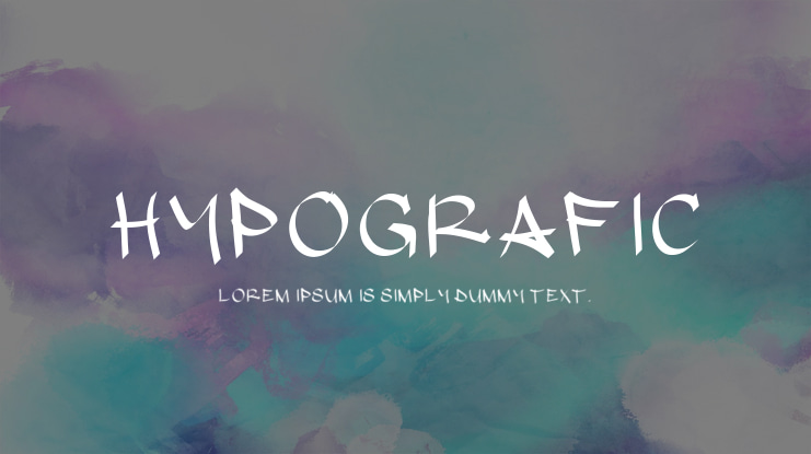 hypografic Font