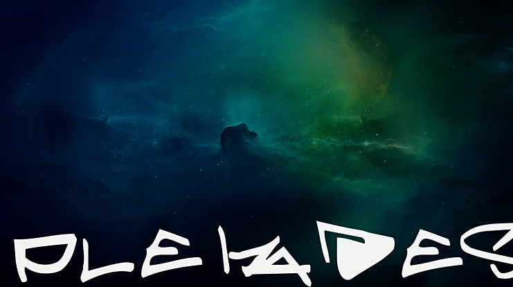 Pleiades Font