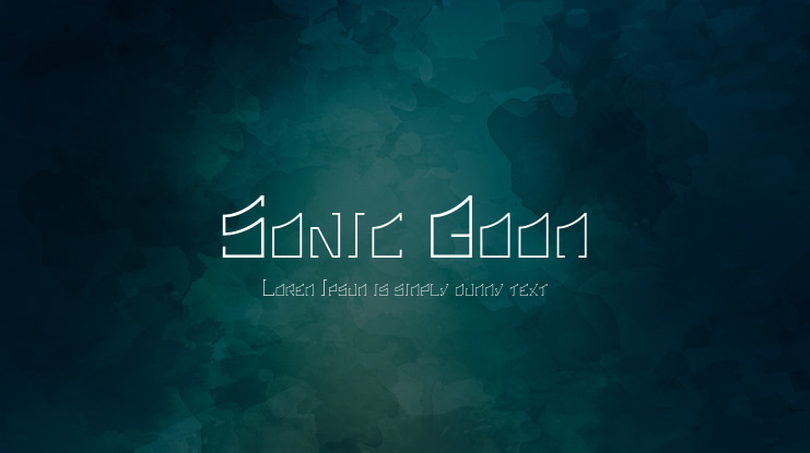 Sonic Boom Font