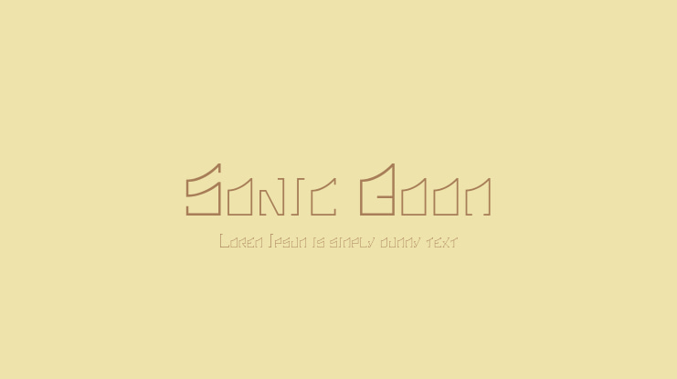 Sonic Boom Font