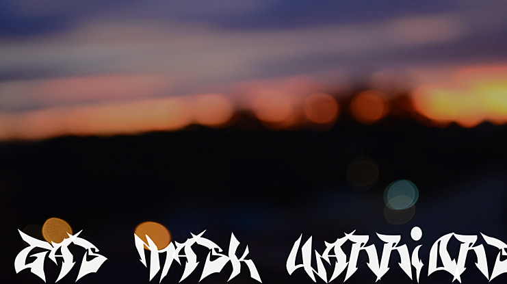 Gas Mask Warriors Font