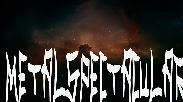 MetalSpectacular Font