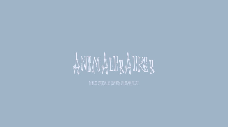 AnimalCracker Font