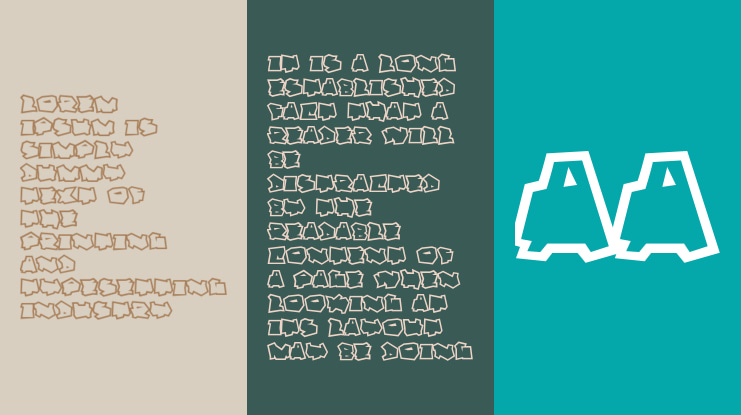 Dortmund Outline Font Family