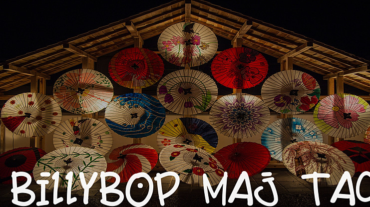 BillyBop_maj_tag Font