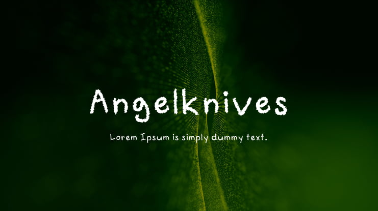 Angelknives Font