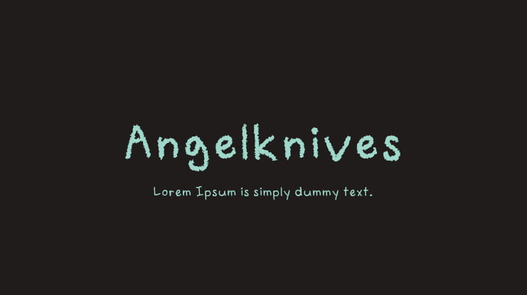 Angelknives Font