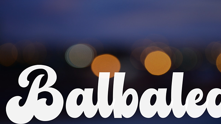 Balbaleo Font