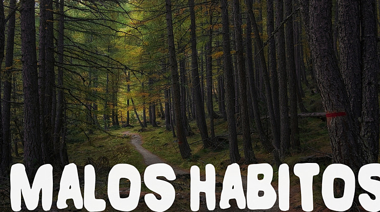 Malos Habitos Font