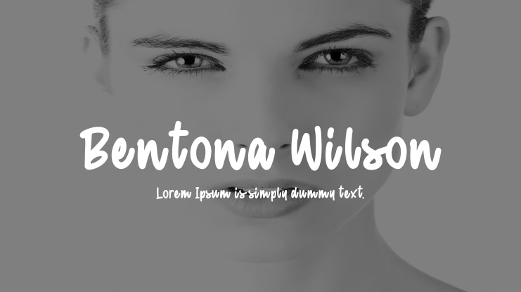Bentona Wilson Font