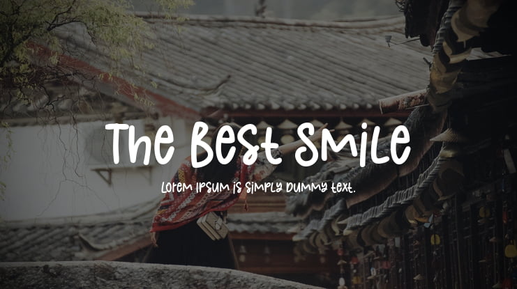 The Best Smile Font