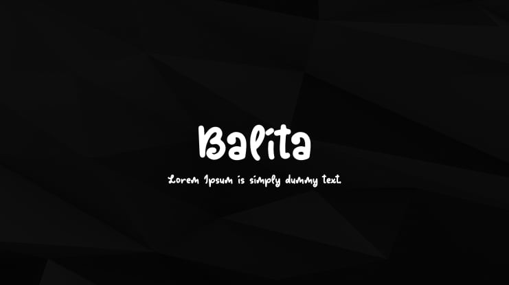Balita Font