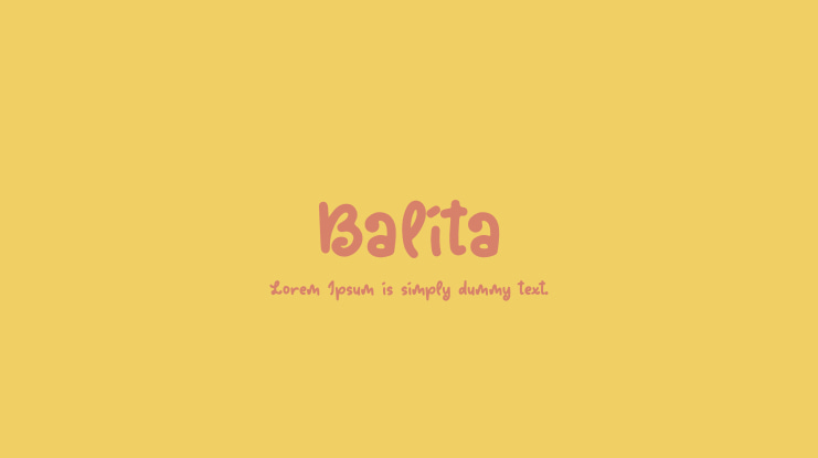 Balita Font