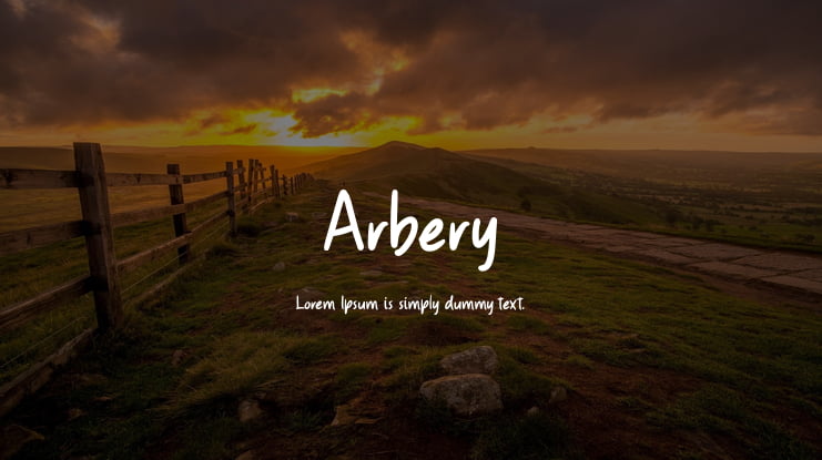 Arbery Font