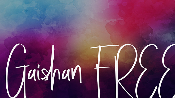 Gaishan FREE Font