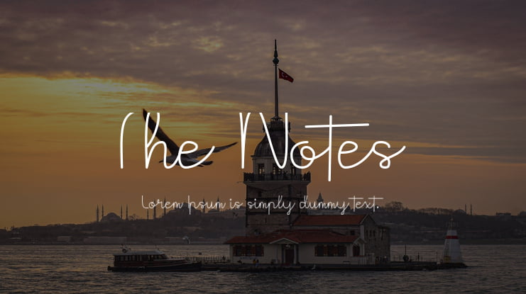 The Notes Font