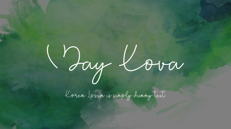 May Lova Font Family