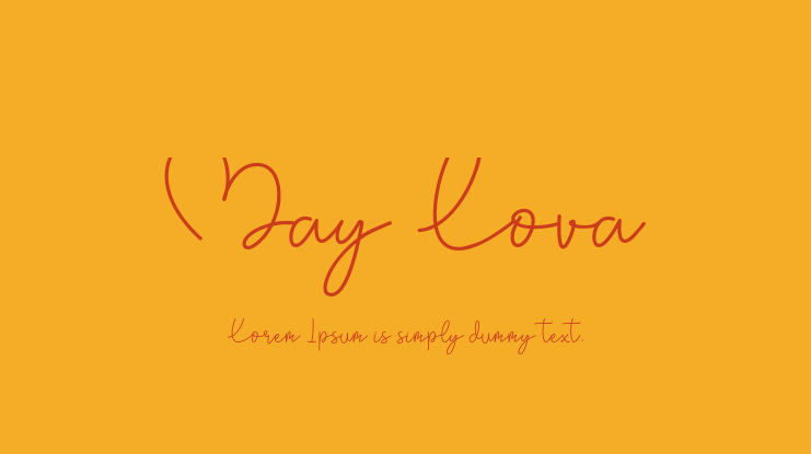May Lova Font Family