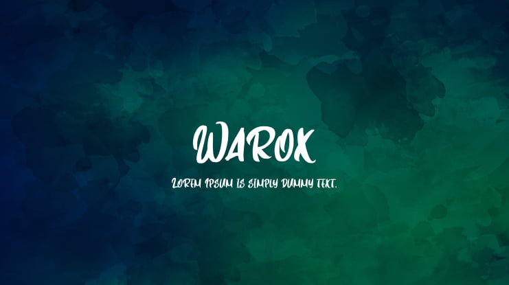 Warox Font