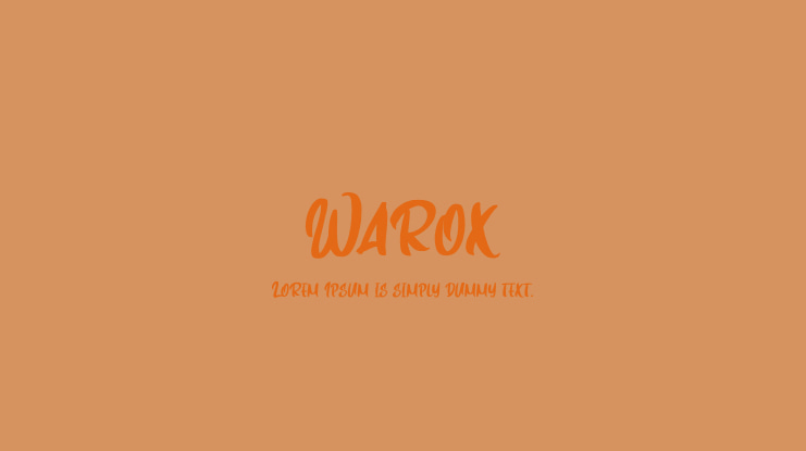 Warox Font