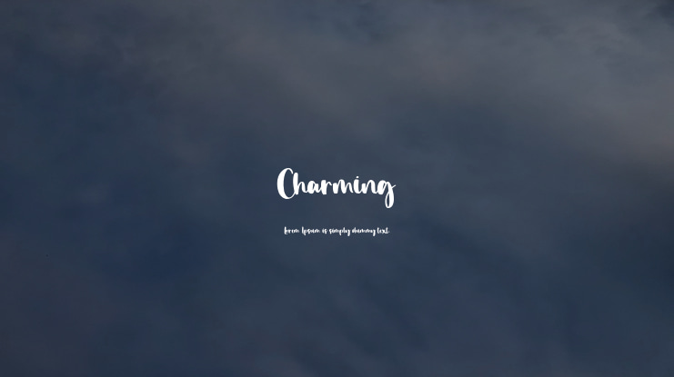 Charming Font