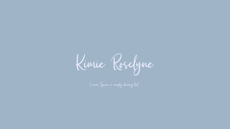 Kimie Roselyne Font