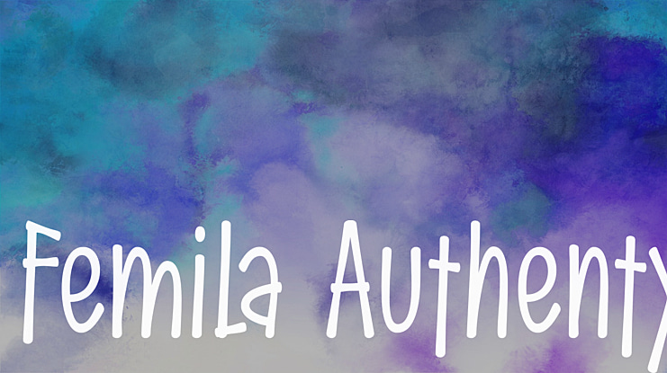 Femila Authenty Font Family
