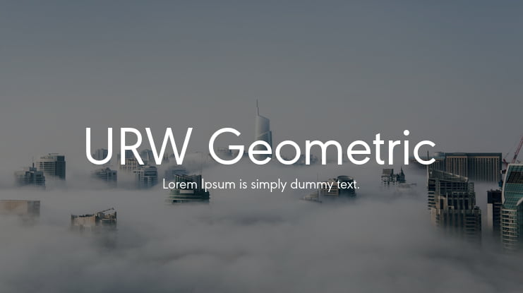 URW Geometric Font Family