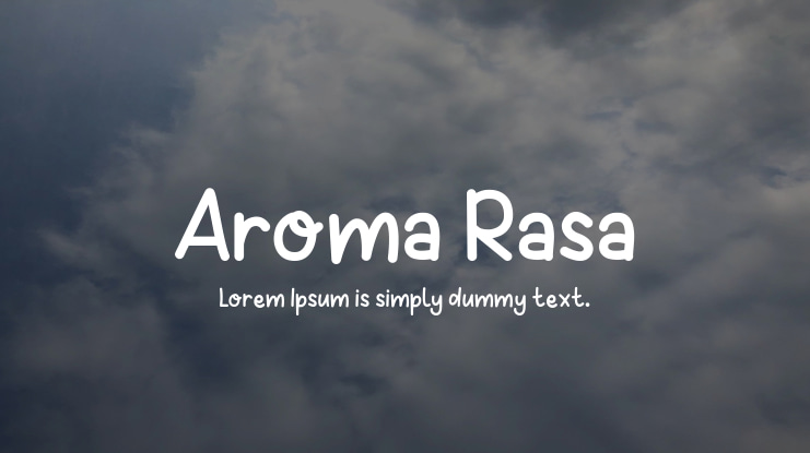 Aroma Rasa Font