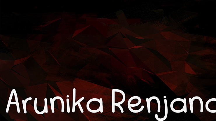 Arunika Renjana Font